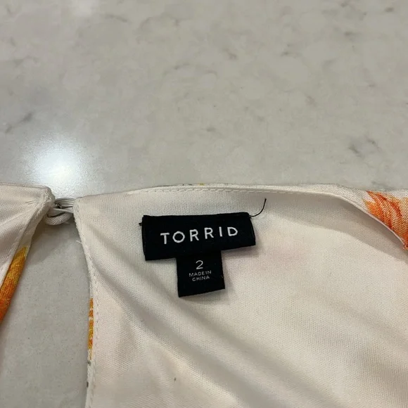 Torrid Mini Swiss Dot Tunic Center Pleat Dress size 2X - Picture 7 of 13